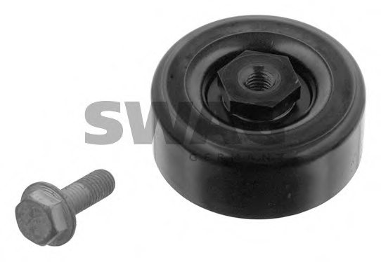 SWAG 30 93 4533 Tensioner Pulley, v-ribbed belt